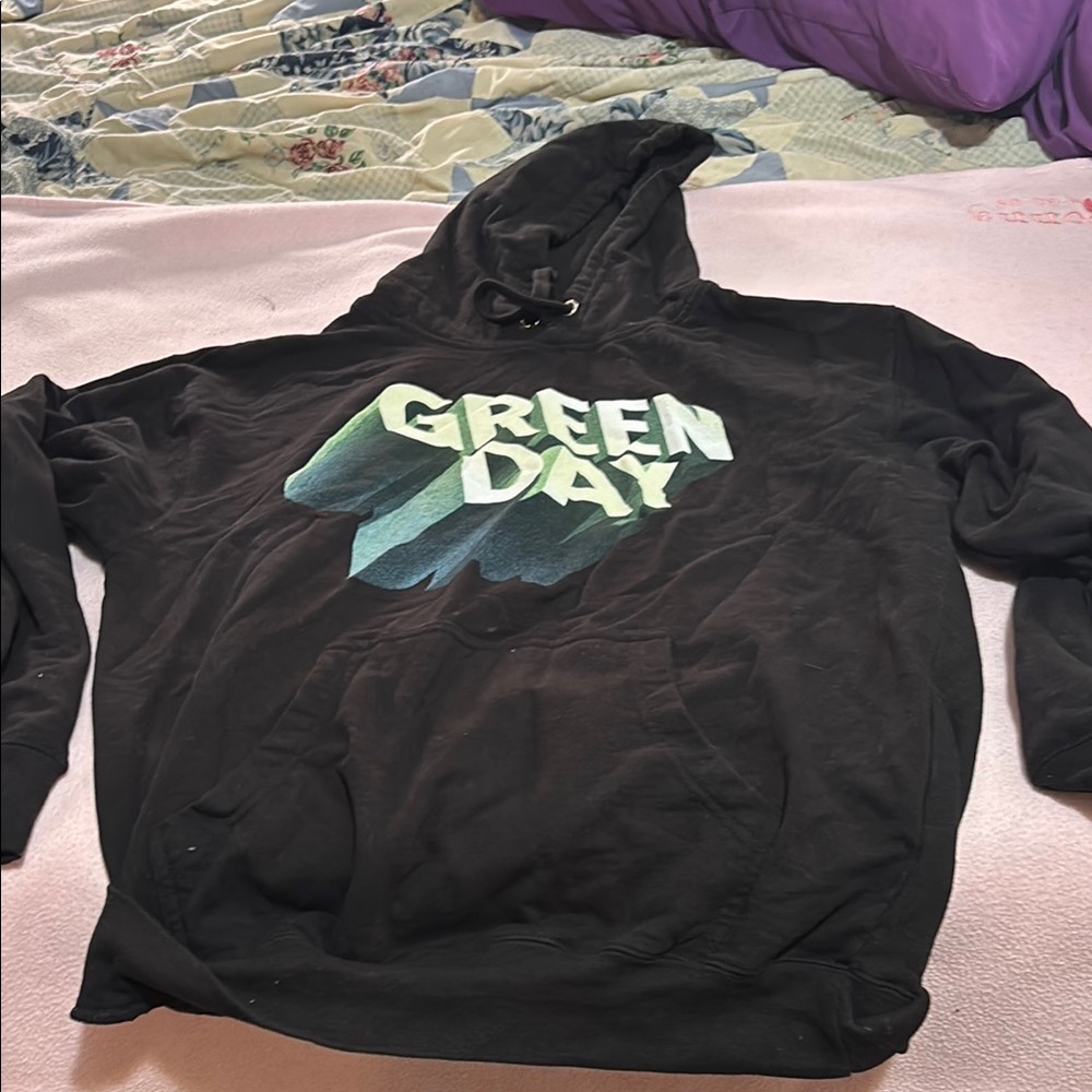 Green Day Black Hoodie